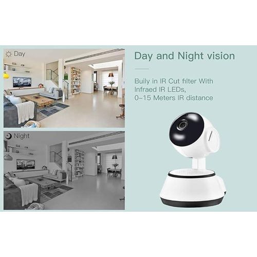Home Security Ip Camera Wireless Mini, WiFi Smart Net Camera with Stunning Picture Quality V380 Pro Mobile App, Baby and Pet, Camera Wireless 2-Way Audio, Night Vision