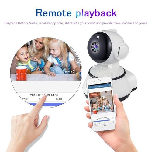 Home Security Ip Camera Wireless Mini, WiFi Smart Net Camera with Stunning Picture Quality V380 Pro Mobile App, Baby and Pet, Camera Wireless 2-Way Audio, Night Vision
