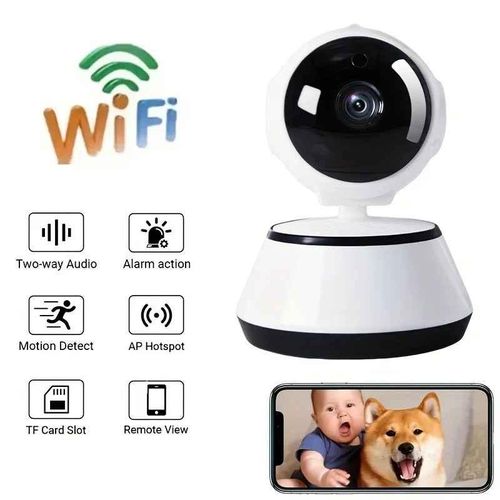 Home Security Ip Camera Wireless Mini, WiFi Smart Net Camera with Stunning Picture Quality V380 Pro Mobile App, Baby and Pet, Camera Wireless 2-Way Audio, Night Vision