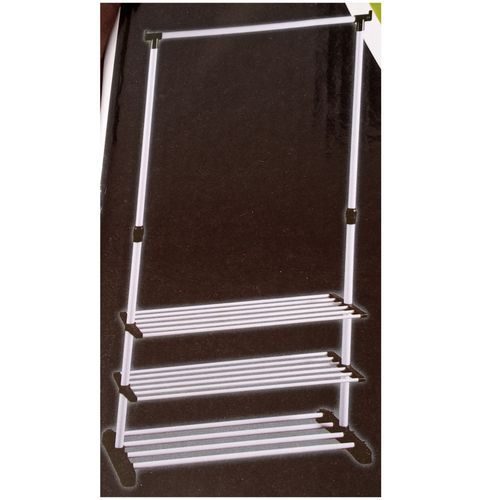 Other Shoe Rack Holding With Cloth Support Silver