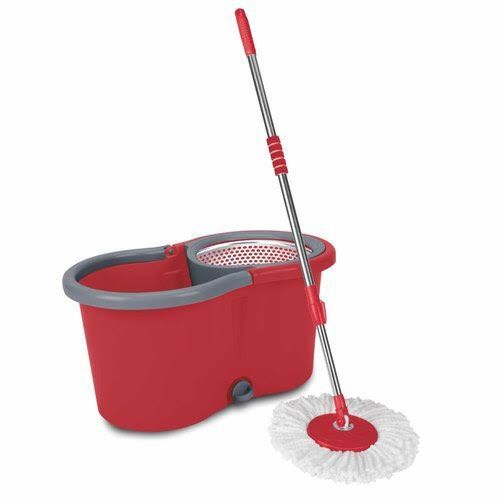 Magic Floor Cleaning Spin Mopper - Blue,red,green