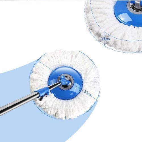 Magic Floor Cleaning Spin Mopper - Blue,red,green