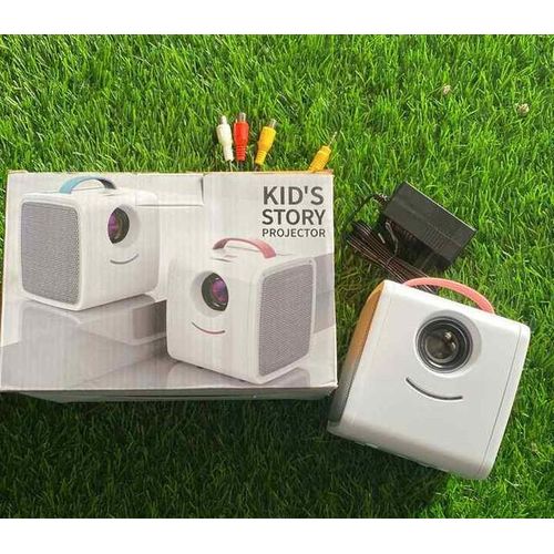 Kids Story Projector With Hdmi, Video Port,  - White,