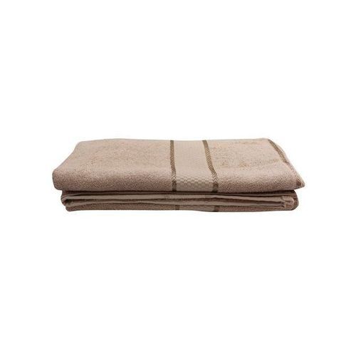 Large Cotton Bath Towel - Brown