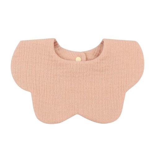 SOME Infant Teething Bib Flower Shape Baby Burp Cloth for Toddler Gauze-Cotton Neck Scarf Drooling Bib Newborn Feeding S
