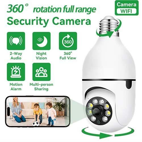 Attralux 360°surveillance Camera Smart Wireless HD Night Visioncamera