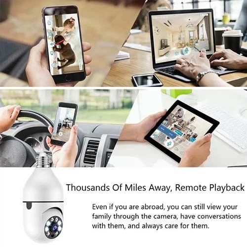 Attralux 360°surveillance Camera Smart Wireless HD Night Visioncamera