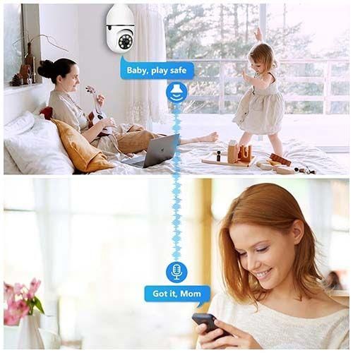 Attralux 360°surveillance Camera Smart Wireless HD Night Visioncamera
