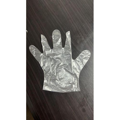 100 Pcs Disposable Plastic Hand Gloves