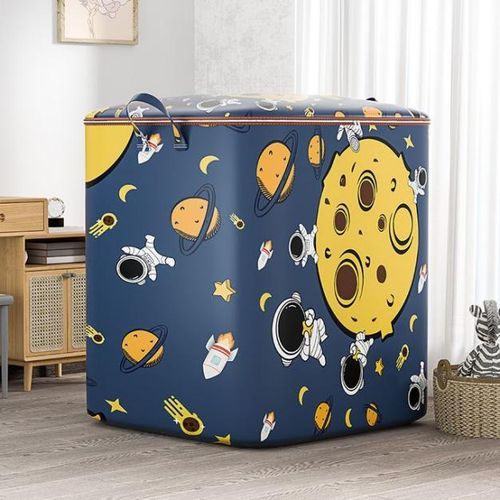 180L Large Capacity Window Oxford Zipper Household Storage Bag