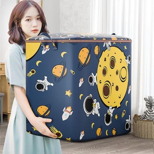 180L Large Capacity Window Oxford Zipper Household Storage Bag