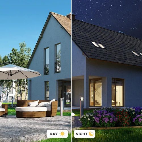 XLT WIFI Smart Camera HD 1080P Outdoor/Indoor Wireless WiFi IP Camera Compatible with Alexa & The Google Assistant/Smart Life APP for 2-Way Audio Auto Tracking Night Vision IP66 Waterproof