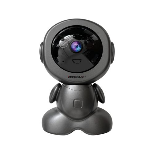 DOCKCASE 3.0MP Smart Camera Monitor Camera HD Resolution 360 Degrees pan-tilt zoom view with AI Human Detection, Two Way Audio, IR Night Vision Works with Apps