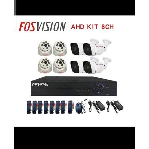 Plus 8 CCTV Cameras Full Kit, 8  Pack 1TB HDD - White