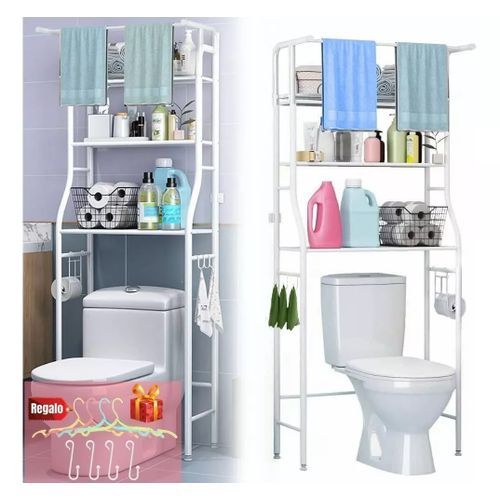 Miscellaneous Bathroom Cabinet Organizer - White