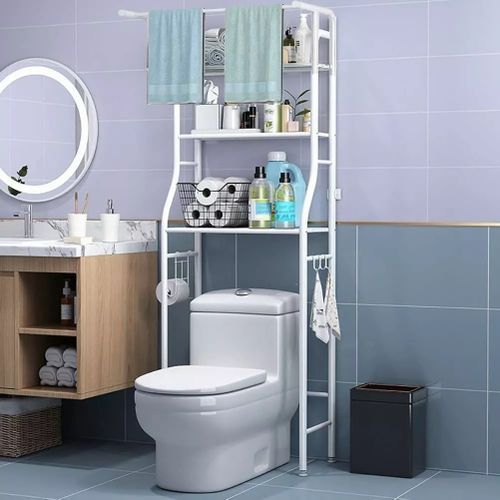 Miscellaneous Bathroom Cabinet Organizer - White