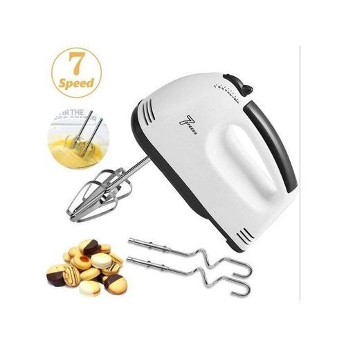 7 Speed Hand Mixer For Kneading And Mixing Dough-Multcolour