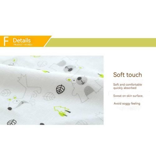 2-layer gauze towel baby towel cute patterned handkerchief 25 * 25cm