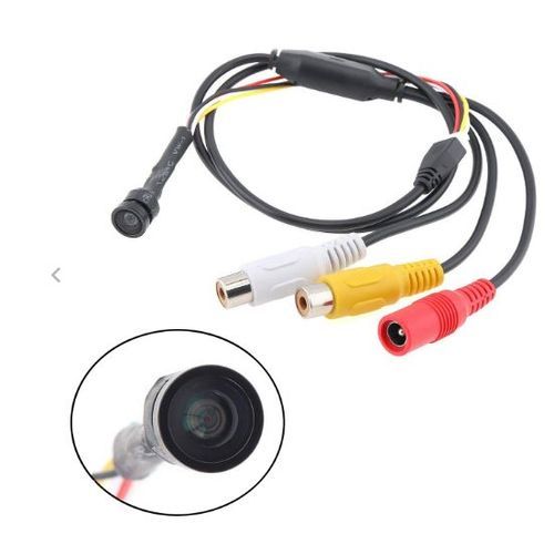 Hd Ccd 1000Tvl 150 Degrees Wider Angle Lens Mini Surveillance Camera Pipe-Black