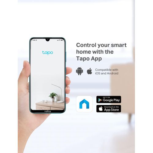 Tapoo Indoor Security Camera for Baby Monitor, Dog Camera w/Motion Detection, 2-Way Audio Siren, Night Vision, Cloud & SD Card Storage