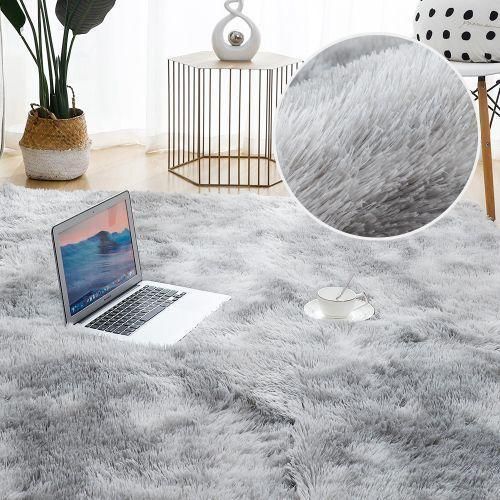 Home Decor Rug Fluffy Thickened Soft Gray - 120X160cm