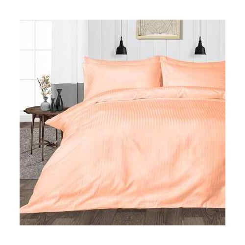 Grace Foam 6*6 Duvet Set -1 Quilt Cover, 1 Bed Sheet And 2 Pillows Cases - Peach