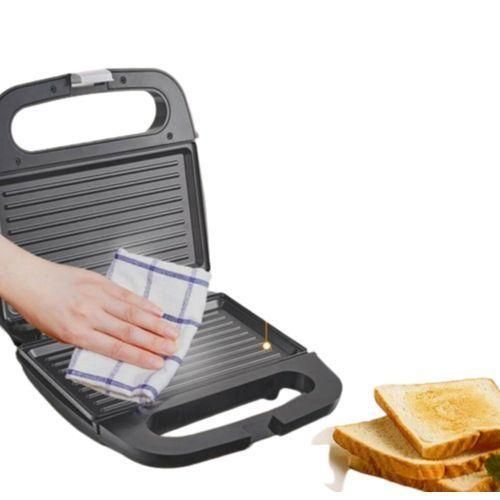 2 Slice Non-Stick Sandwich Maker- Black