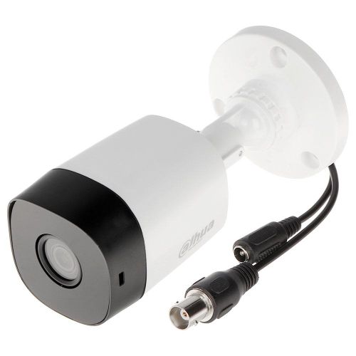 Dahua Wired 1080p HD Security Camera 2MP HDCVI IR Camera (DH-HAC-B1A21P)-Black/White