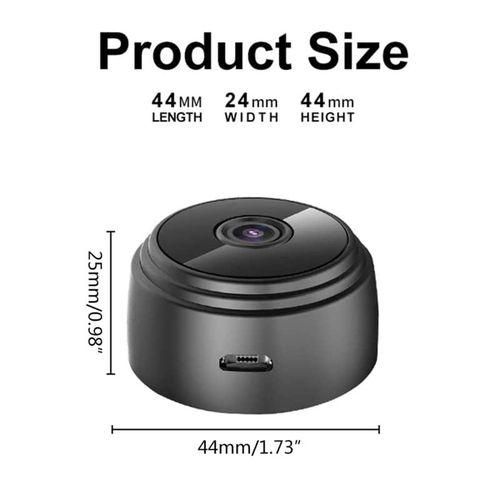 Share this product HD 1080P Mini Spy Security WiFi Smart Camera Night Vision Mini Camera Home Security Surveillance Camcorder Video-eye Security Auto Record Full HD Night Vision With Voice Recorder Phone Remote Control- Multicolor