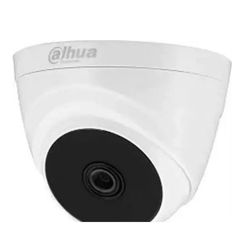 Dahua Wired 2MP 20 Mtrs HD Dome Camera DH-HAC-T1A21P -Black-White