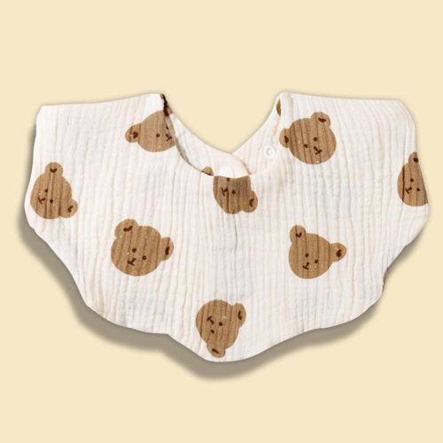 Baby Cotton Bibs Drool Pad Saliva Towel Burp Cloth Feeding Newborn Babies Kids Breathable Soft Bib 0-18months