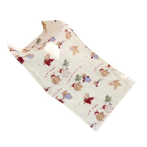 BB Baby Facecloth Cotton Drooling Bib Breathable Burp Cloth for Infant Shower