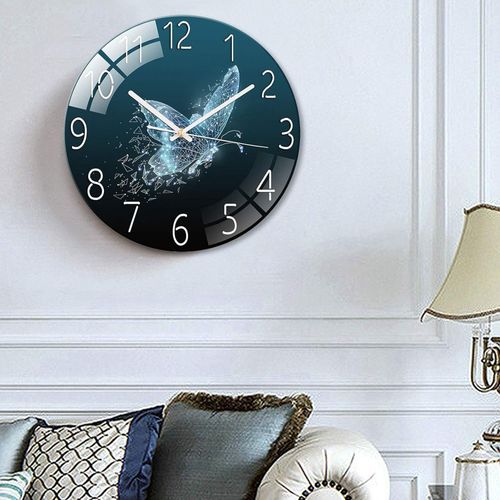 12" 30cm Round Silent Battery Operated Quartz Decorative Clock