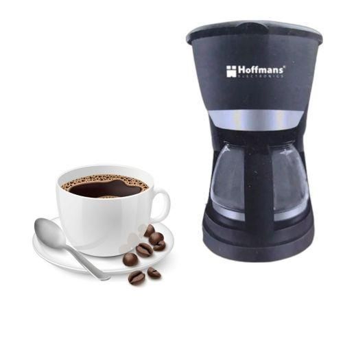 Hoffmans 6 Cups Electric Coffee Maker - Black
