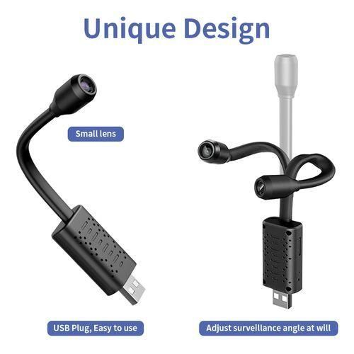 Wireless WiFi Hidden Mini Spy Camera HD Security IP  Video Recorder - Black