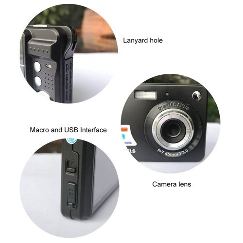 18 Million Pixel Daily Recording Photos Videos Cameras 18 Million Pixel Black