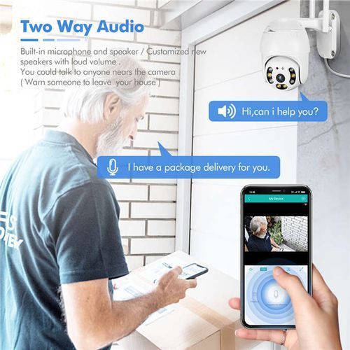 1080P Security Camera WIFI Outdoor PTZ Speed Dome Wireless I  P Camera CCTV