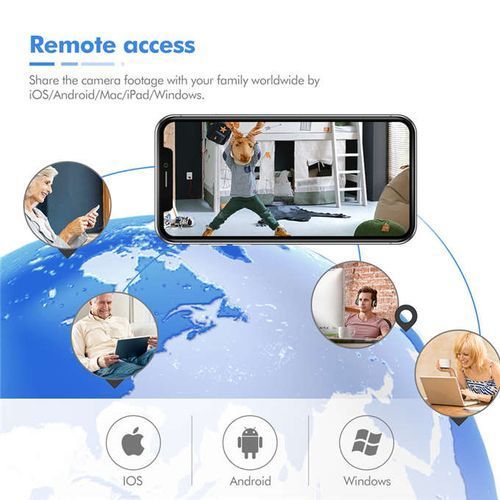 1080P Security Camera WIFI Outdoor PTZ Speed Dome Wireless I  P Camera CCTV