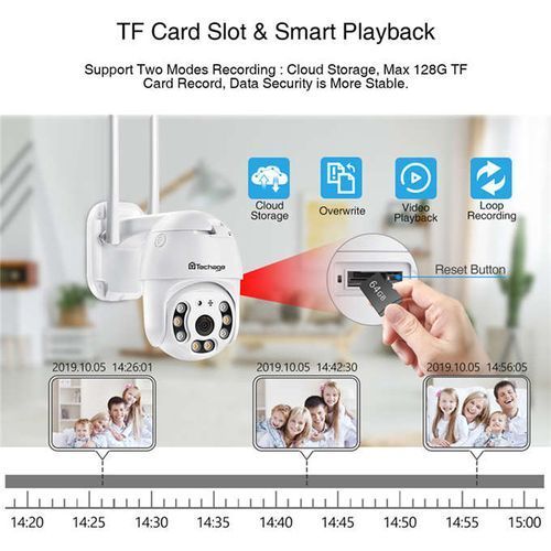 1080P Security Camera WIFI Outdoor PTZ Speed Dome Wireless I  P Camera CCTV