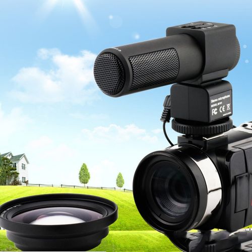 4K HD Night Vision 48MP Home WiFi Live  DV Digital Camera, Style:Hood +  Microphone