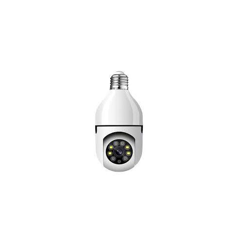 Universal 1080P Wireless 360 Rotate Auto Tracking Panoramic Bulb Camera Light Wifi PTZ I P Cam - White