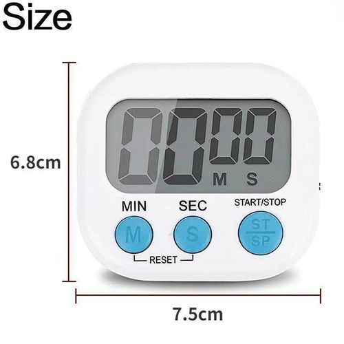 Kitchen Timer LCD Digital Countdown Alarm Clock