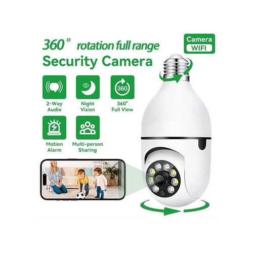 Video Surveillance Camera Wifi 360&deg; - White