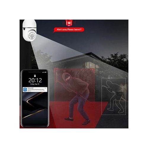 Video Surveillance Camera Wifi 360° - White