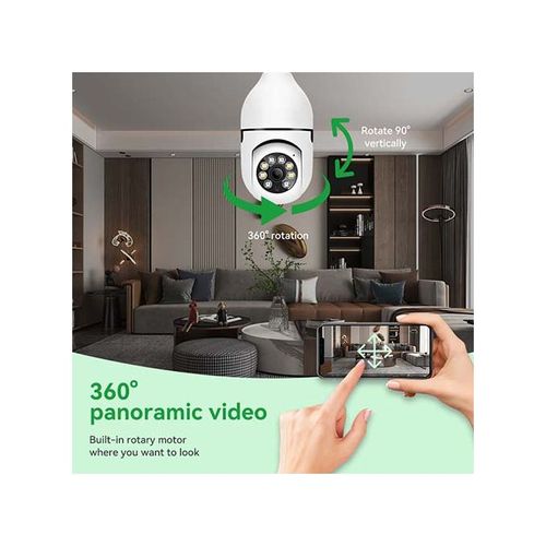 Video Surveillance Camera Wifi 360° - White