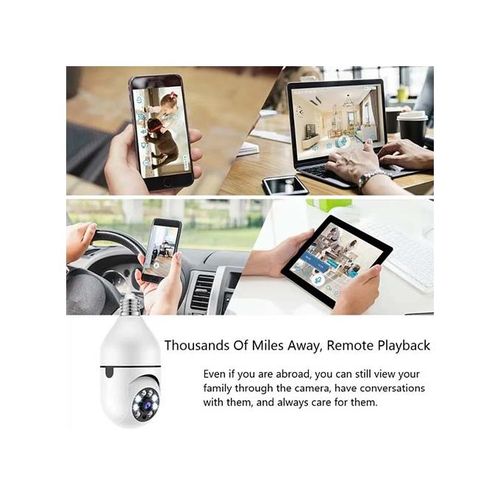 Video Surveillance Camera Wifi 360° - White