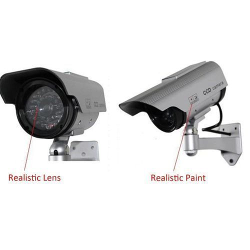 Dummy Waterproof Camera Outdoor Indoor Bullet LED Light Monitor CCTV Surveillance