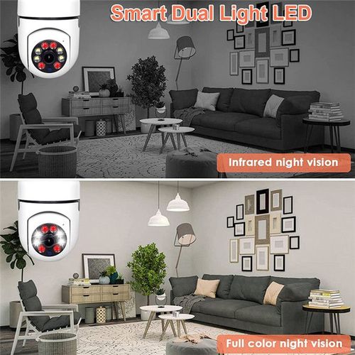 VIC 1080P Bulb Surveillance Camera WiFi Night Vision HD Tracking