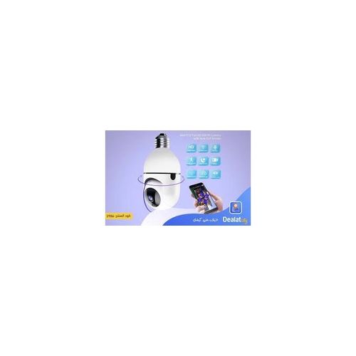 360º Wifi Outdoor/Indoor Security Light Bulb Camera 1080P Surveillance CCTV Camera (wireless 360 camera light bulb)