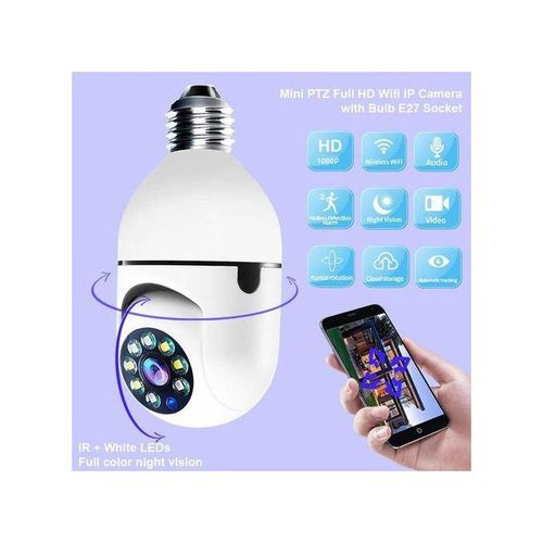 General Surveillance Cameras Smart 4G Security Camera HD 1080p CCTV - White